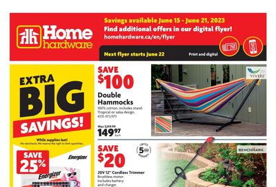 Home Hardware (Atlantic) Flyer June 15 to 21