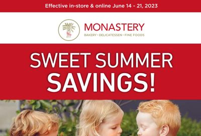 Monastery Bakery Flyer June 14 to 21