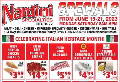 Nardini Specialties Flyer June 15 to 21