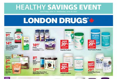 London Drugs Healthy Savings Event Flyer June 16 to 28