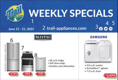 Trail Appliances (AB & SK) Flyer June 15 to 21