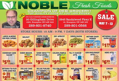 Noble Fresh Foods Flyer May 7 to 13