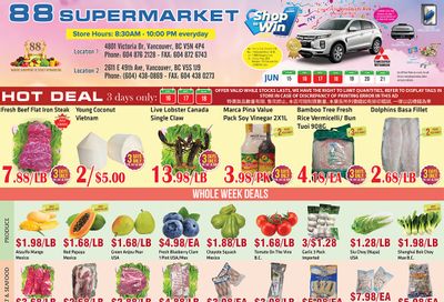 88 Supermarket Flyer June 15 to 21