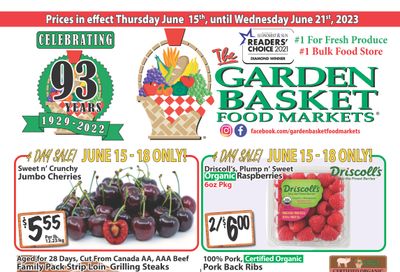 The Garden Basket Flyer June 15 to 21