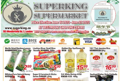 Superking Supermarket (London) Flyer June 16 to 22
