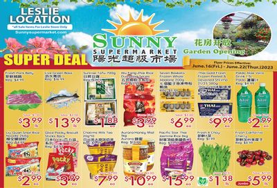 Sunny Supermarket (Leslie) Flyer June 16 to 22