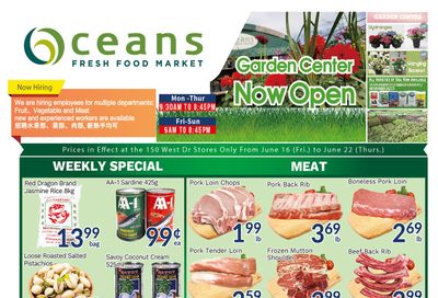 Oceans Fresh Food Market (West Dr., Brampton) Flyer June 16 to 22