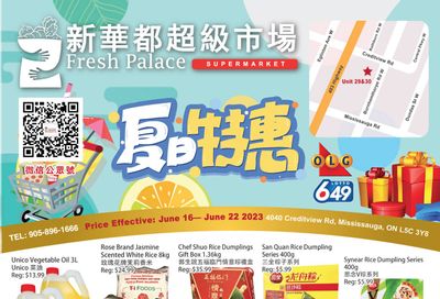Fresh Palace Supermarket Flyer June 16 to 22