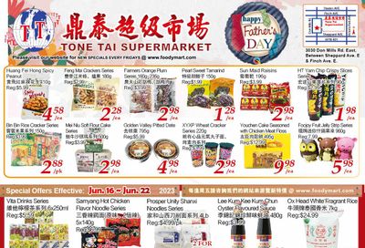 Tone Tai Supermarket Flyer June 16 to 22