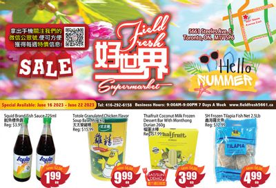 Field Fresh Supermarket Flyer June 16 to 22