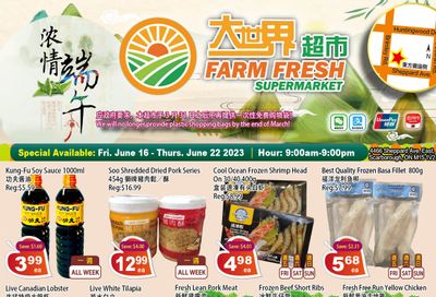 Farm Fresh Supermarket Flyer June 16 to 22