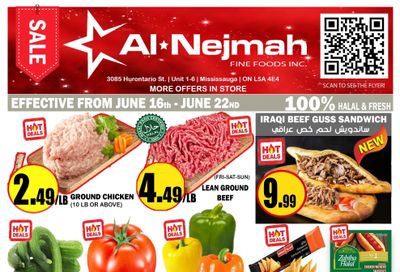 Alnejmah Fine Foods Inc. Flyer June 16 to 22