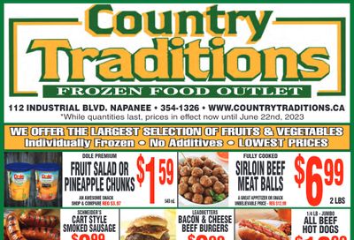 Country Traditions Flyer June 15 to 22