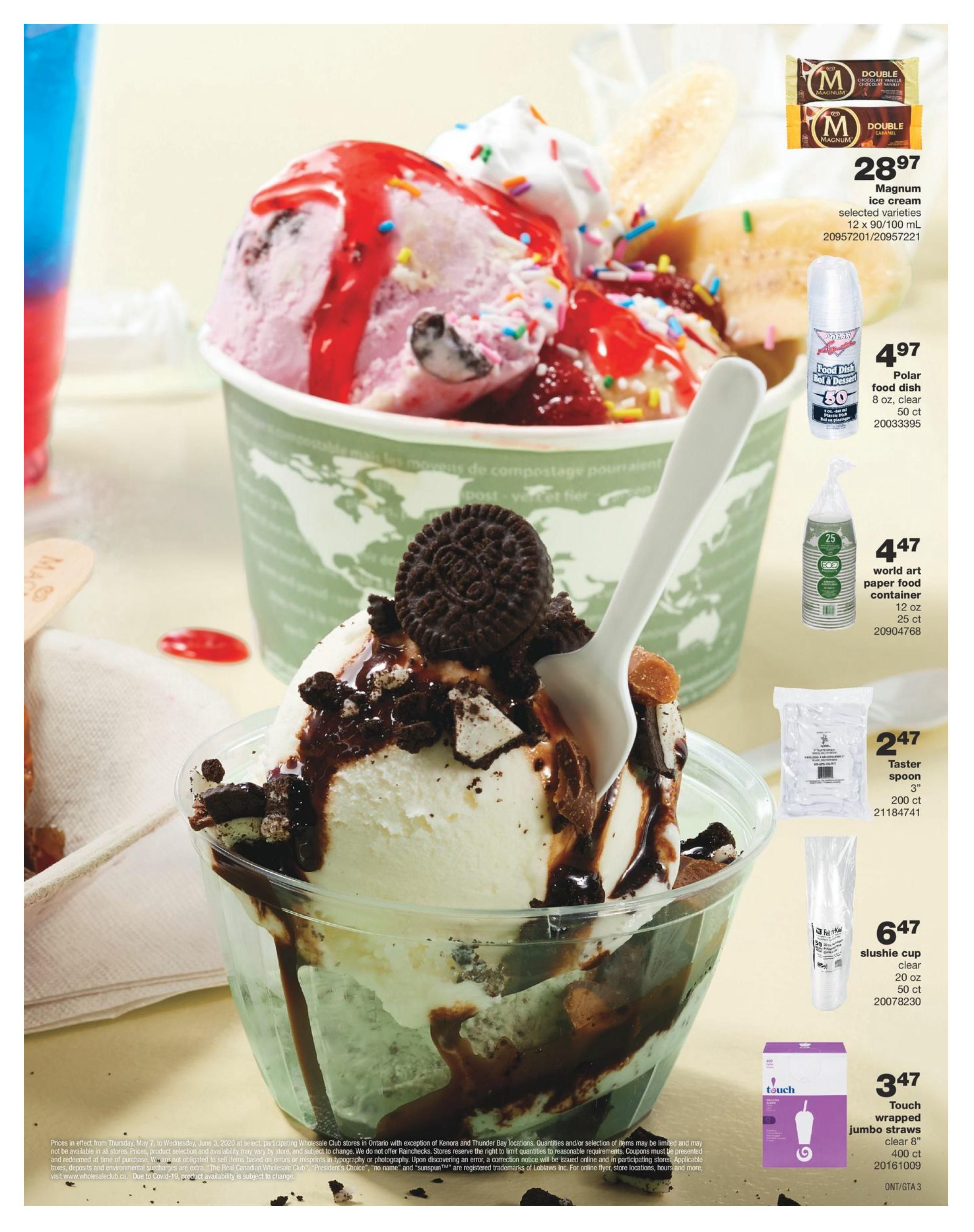 Wholesale Club (ON) Dairy Bar Flyer May 7 to June 3