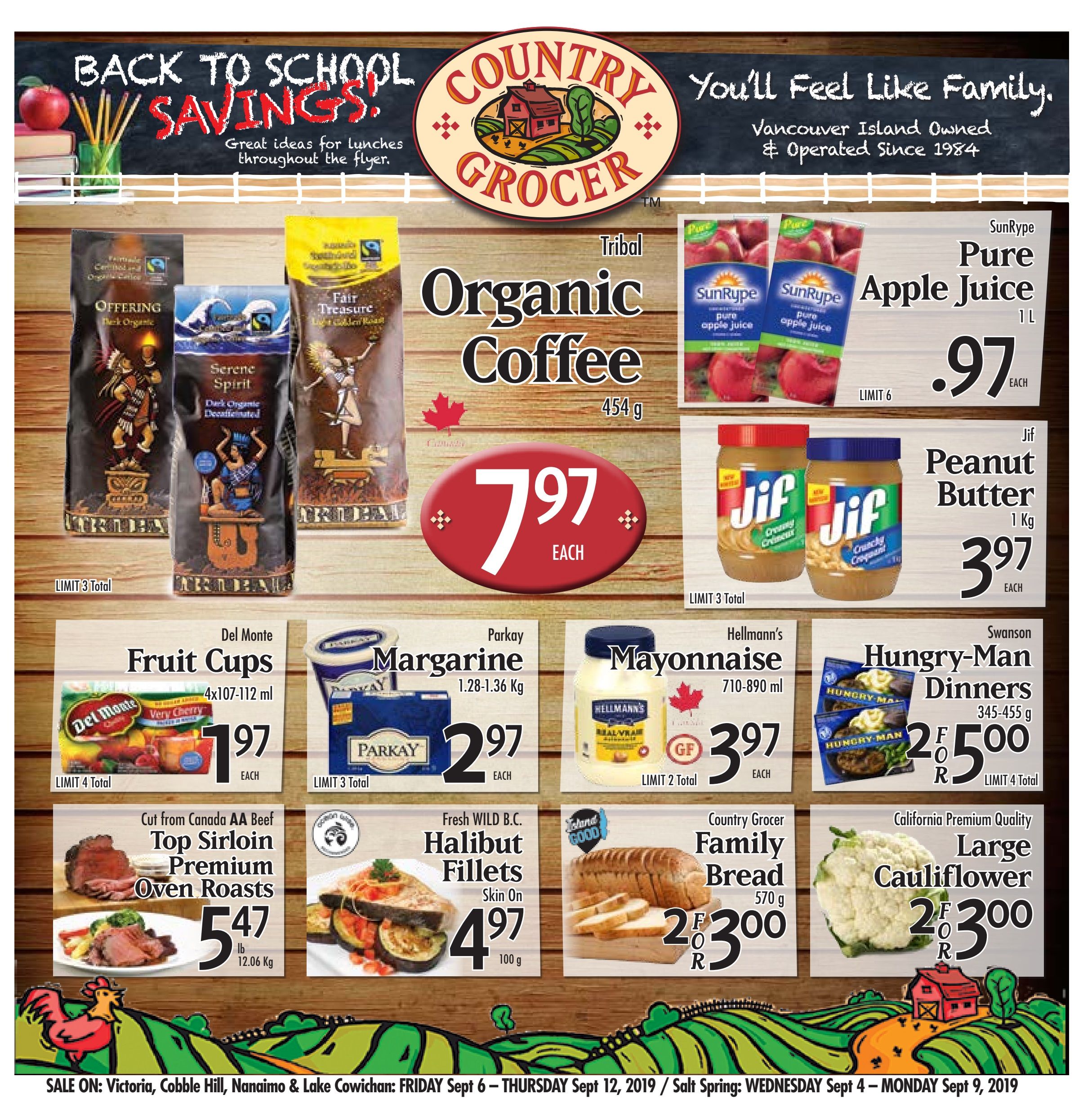 Country Grocer Flyer September 6 To 12