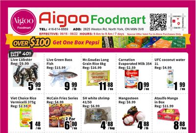 Aigoo Foodmart Flyer June 16 to 22