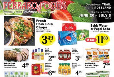 Ferraro Foods Flyer June 20 to July 3
