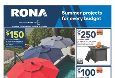 Rona (ON) Flyer June 22 to 28