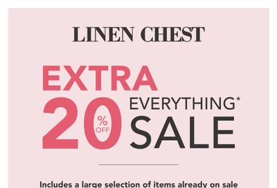 Linen Chest Flyer June 21 to July 16