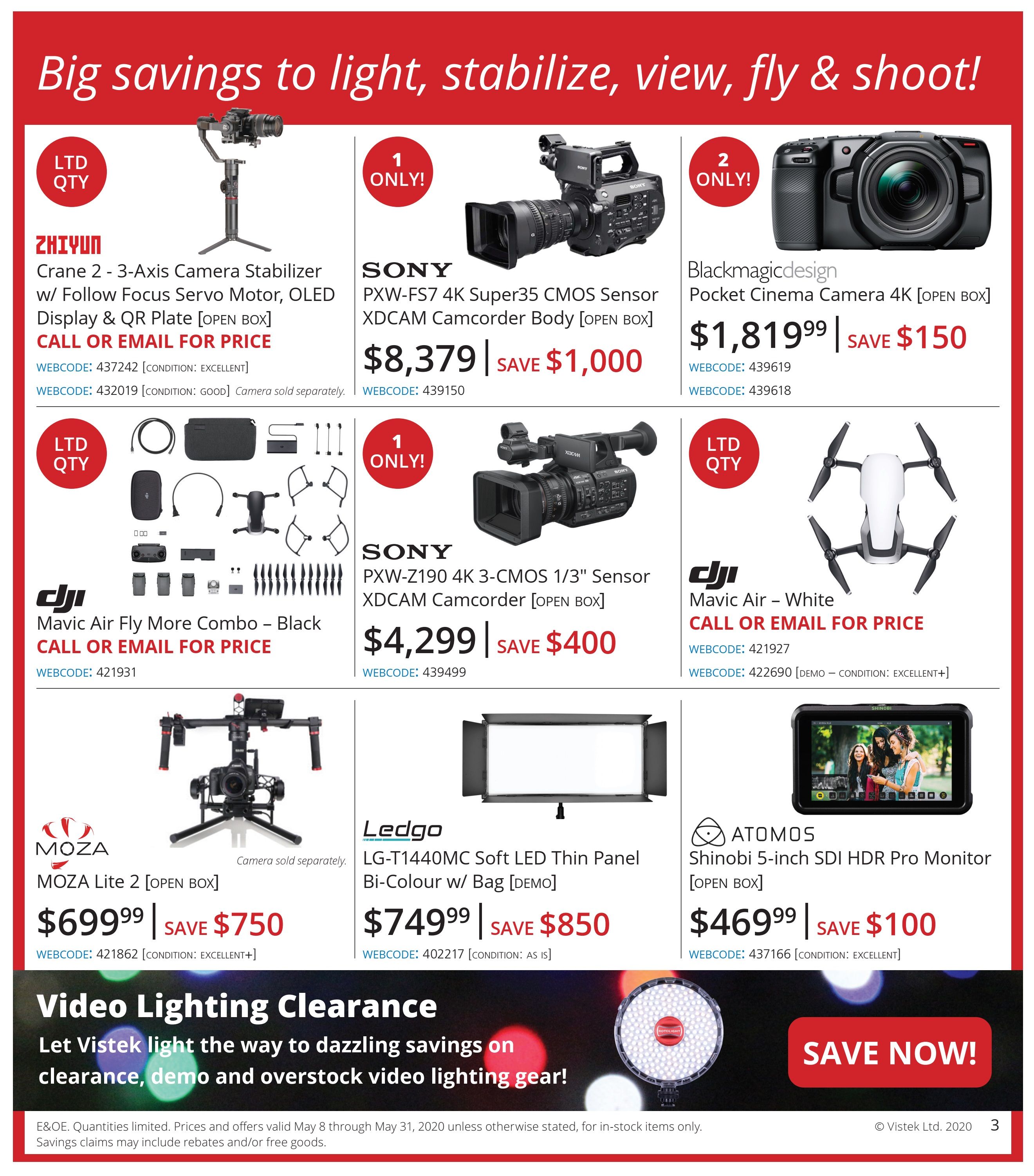 Vistek Flyer May 8 to 31