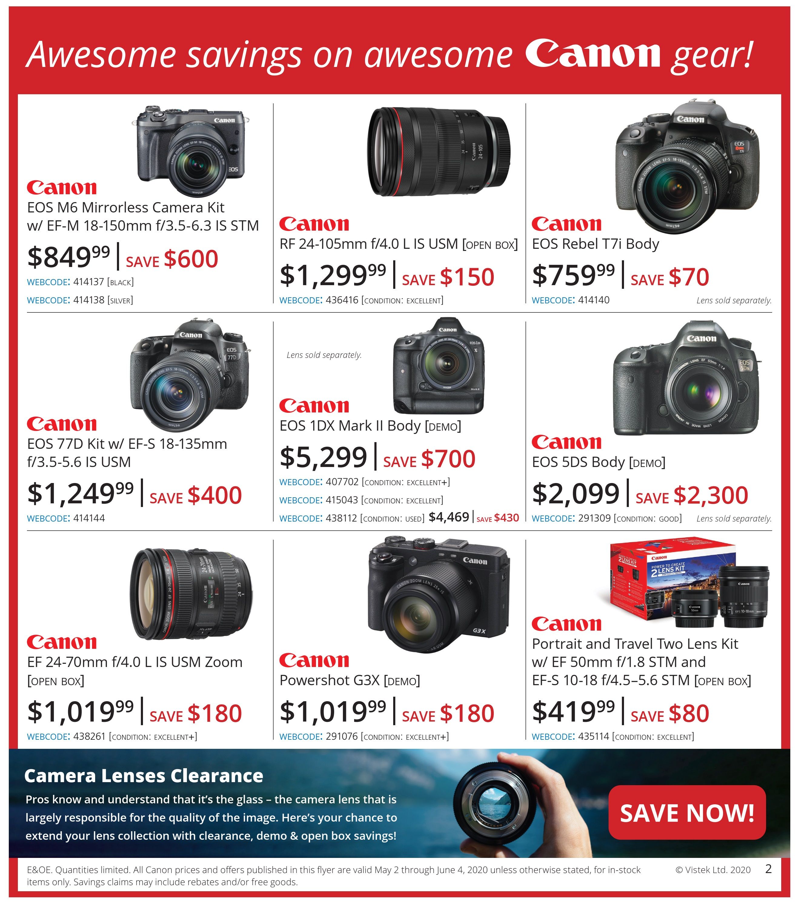 Vistek Flyer May 2 to 28