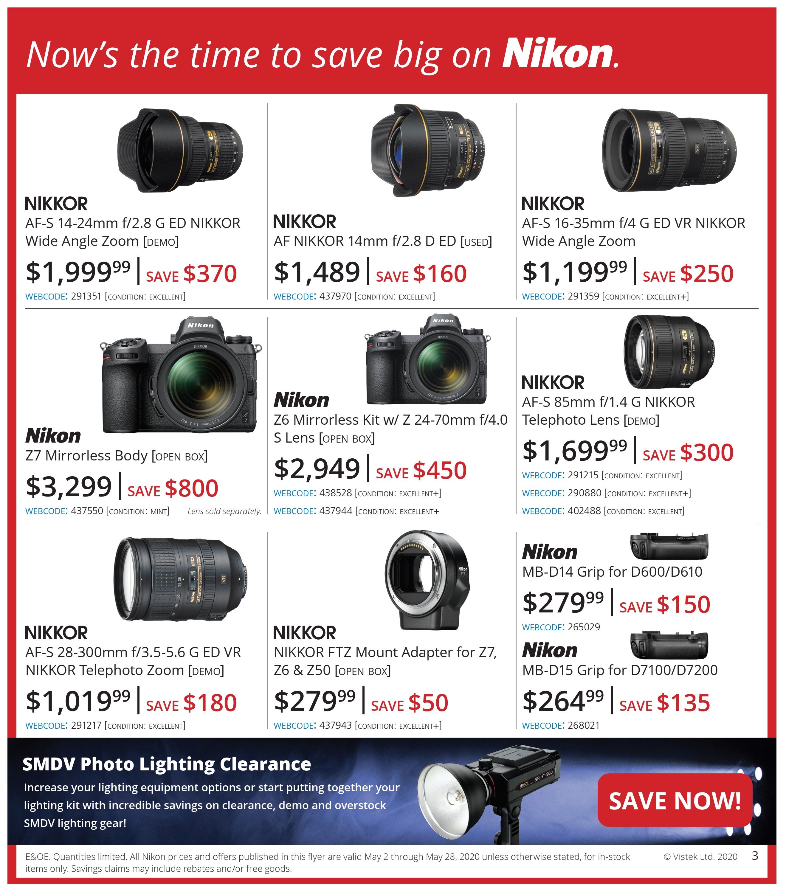 Vistek Flyer May 2 to 28