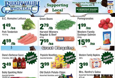 Bulkley Valley Wholesale Flyer June 22 to 28