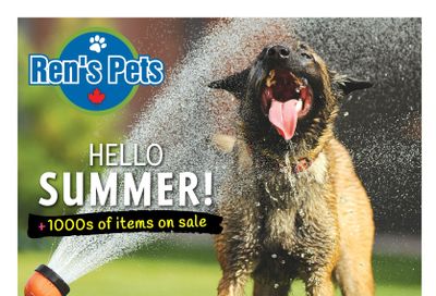 Ren's Pets Hello Summer Flyer June 22 to 26
