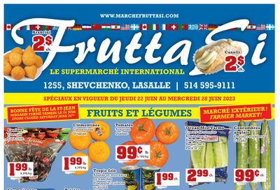Frutta Si Flyer June 22 to 28