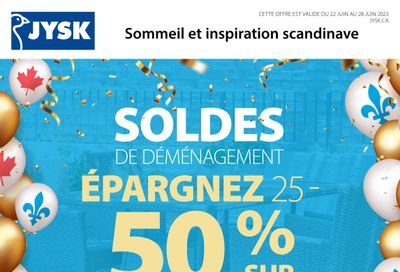 JYSK (QC) Flyer June 22 to 28