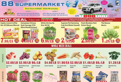 88 Supermarket Flyer June 22 to 28