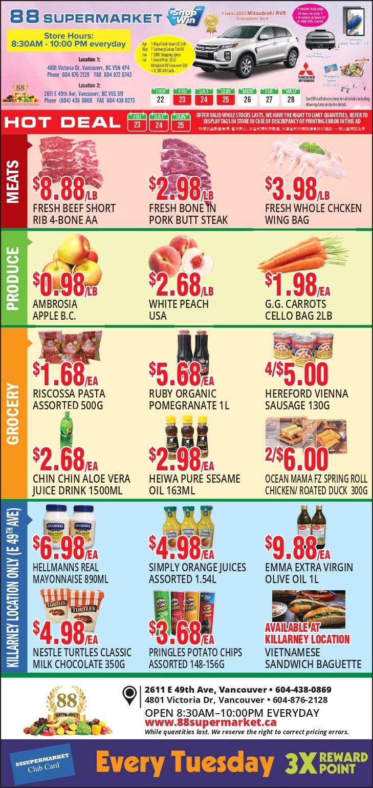 88 Supermarket Flyer June 22 to 28