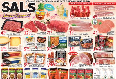 Sal's Grocery Flyer June 23 to 29