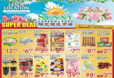 Sunny Supermarket (Leslie) Flyer June 23 to 29