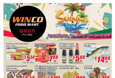 WinCo Food Mart (HWY 7) Flyer June 22 to 28