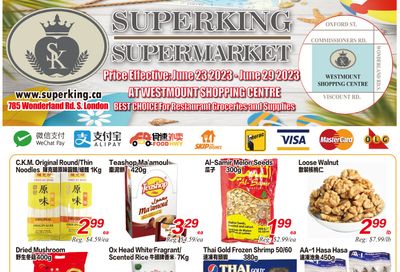 Superking Supermarket (London) Flyer June 23 to 29