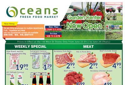 Oceans Fresh Food Market (West Dr., Brampton) Flyer June 23 to 29
