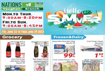 Nations Fresh Foods (Vaughan) Flyer June 23 to 29