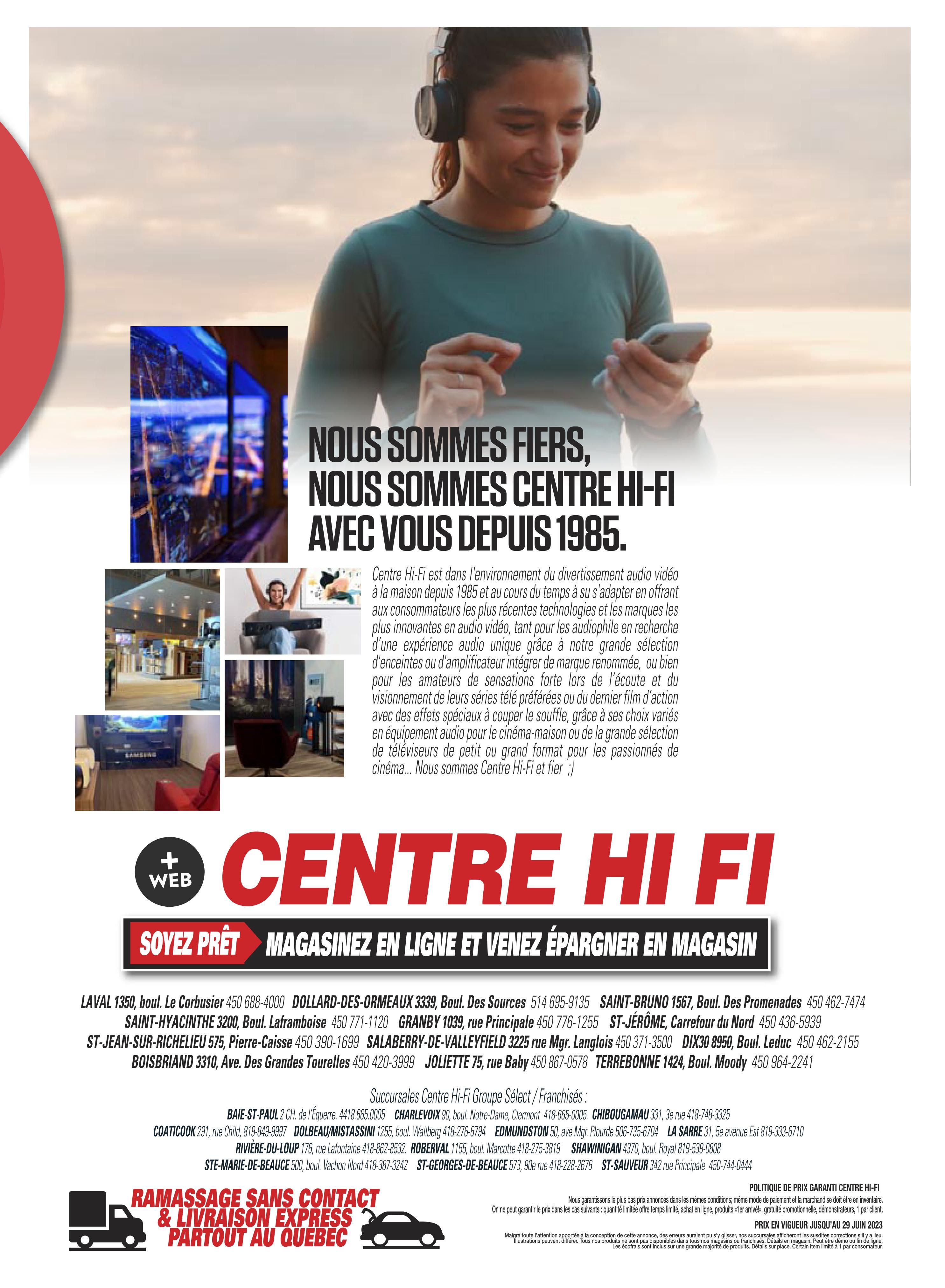Centre Hi-Fi Flyer June 23 to 29