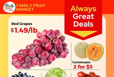 Family Fruit Market flyer June 22 to 25