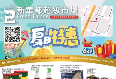 Fresh Palace Supermarket Flyer June 23 to 29