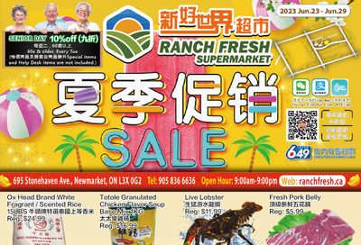 Ranch Fresh Supermarket Flyer June 23 to 29