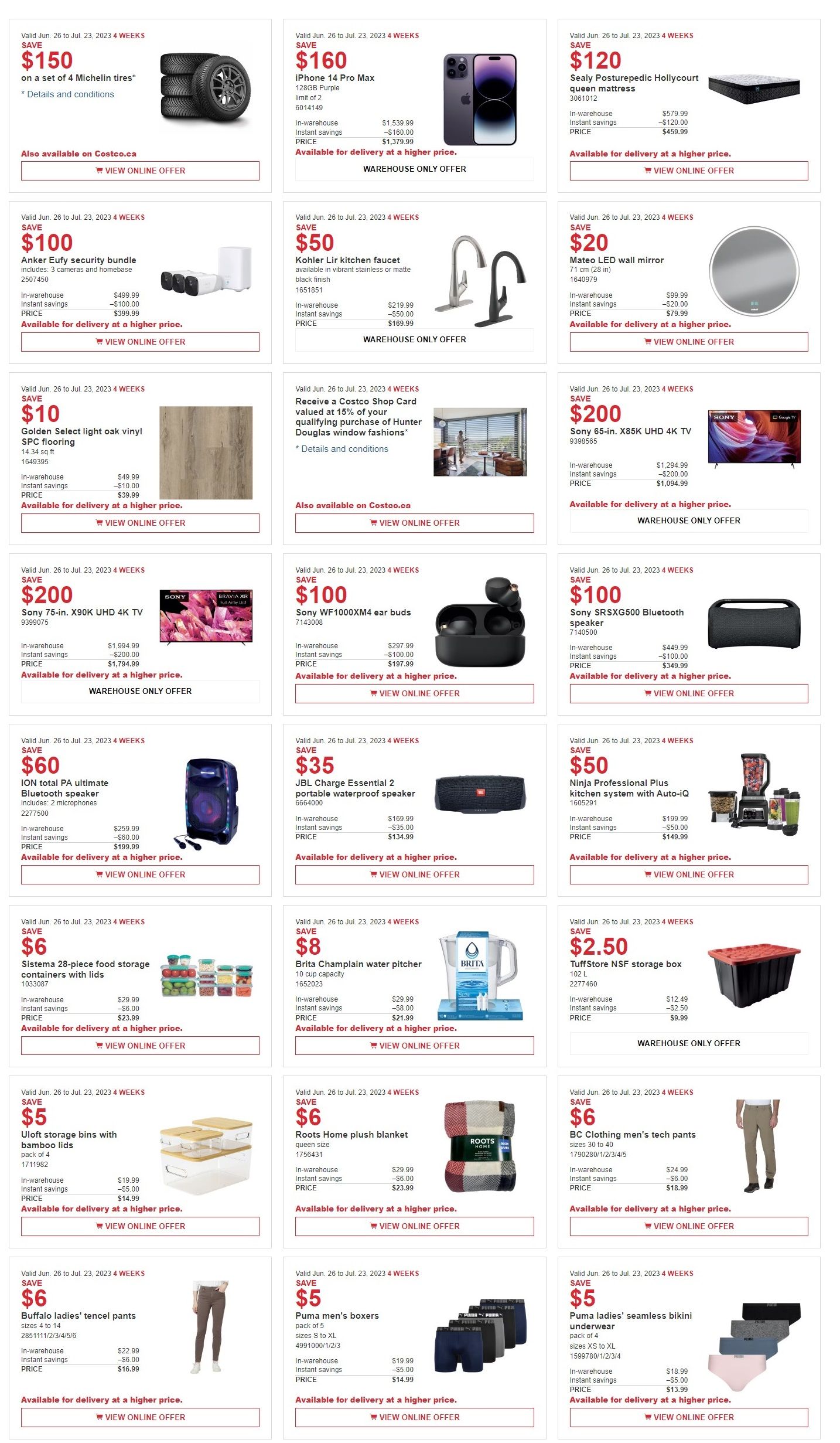 Costco Canada Flyers & Weekly Ads March 2024