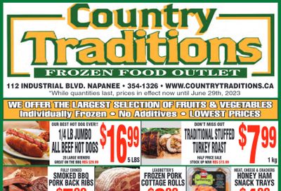 Country Traditions Flyer June 22 to 29