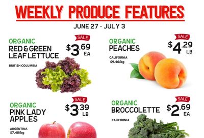 Pomme Natural Market Weekly Produce Flyer June 27 to July 3