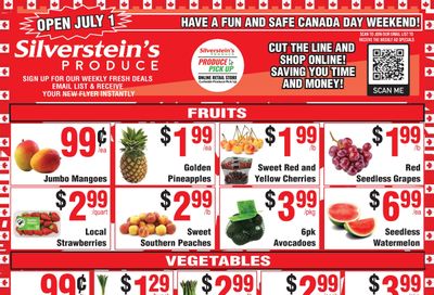 Silverstein's Produce Flyer June 27 to July 1