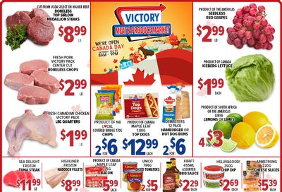 Victory Meat Market Flyer June 27 to July 1