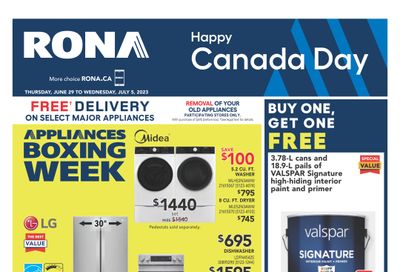 Rona (West) Flyer June 29 to July 5