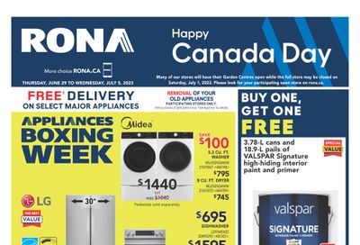 Rona (ON) Flyer June 29 to July 5