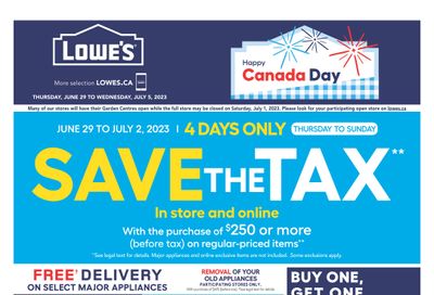 Lowe's (ON) Flyer June 29 to July 5